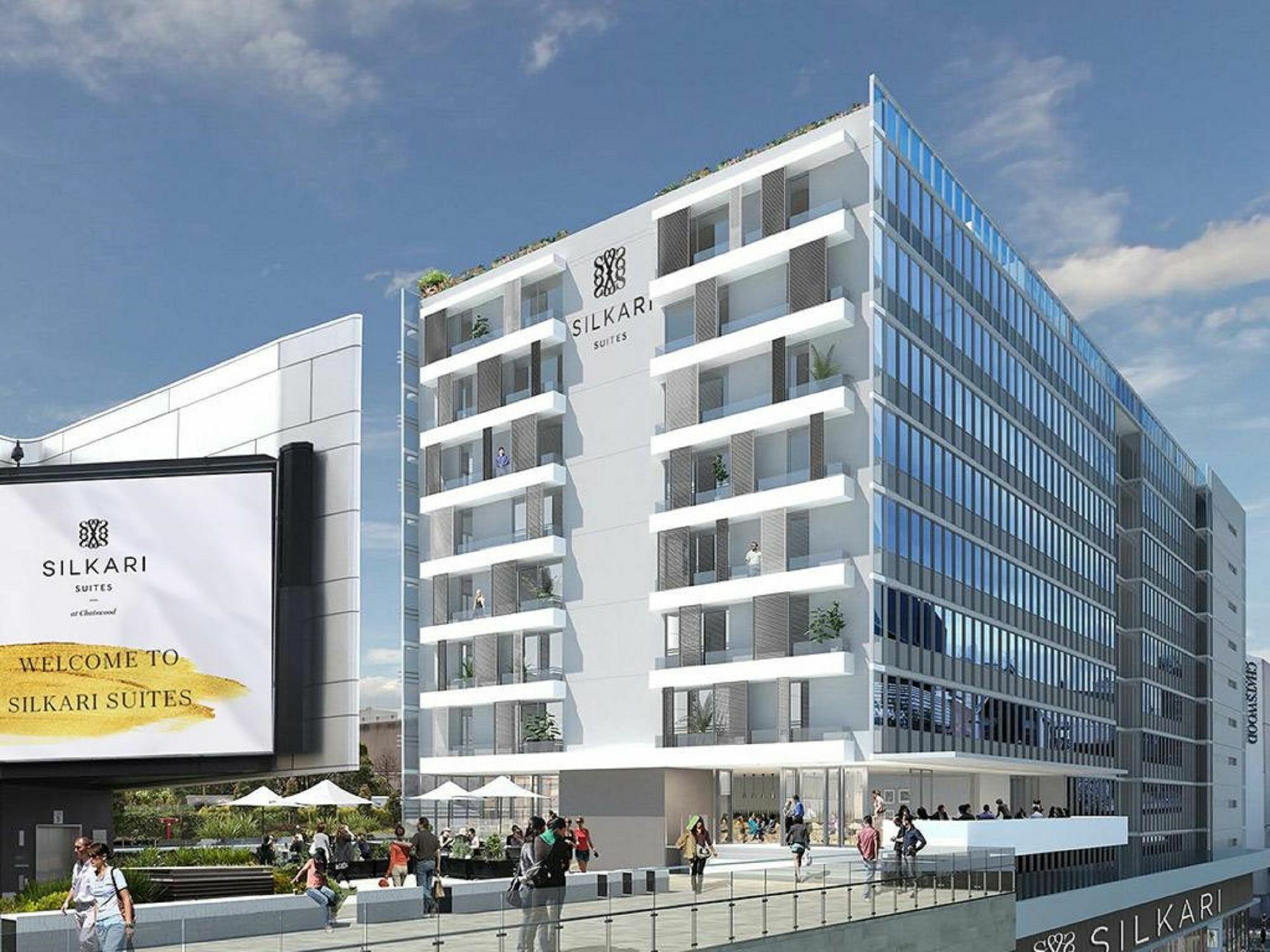 Silkari Suites At Chatswood Сидни Екстериор снимка